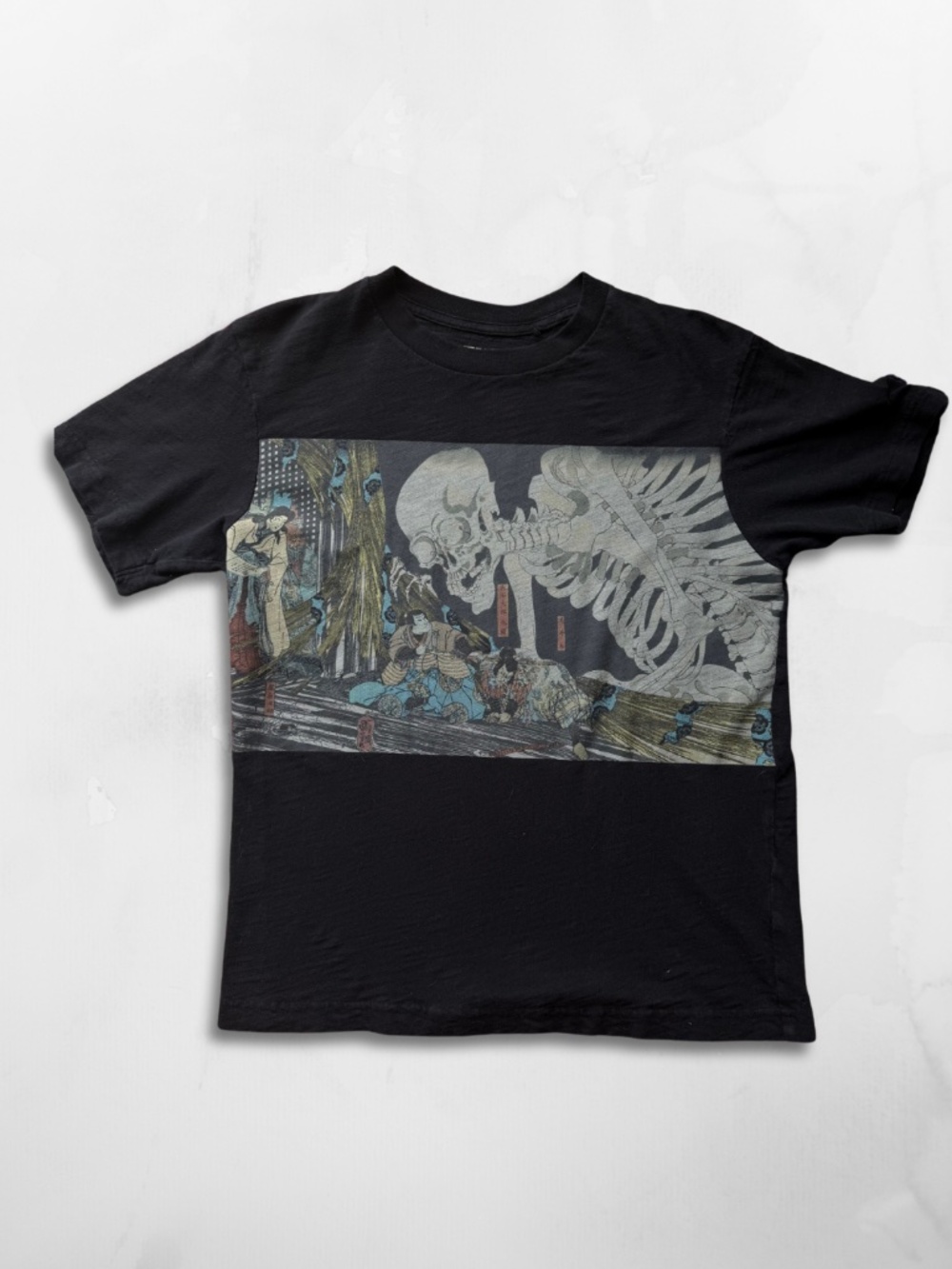 Uniqlo UT x MFA Boston Kuniyoshi Skeleton Ukiyo-e Tee, Unisex, Size XS
